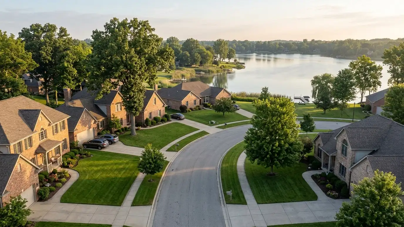 Landscaping services in Hermitage, TN A neighborhood in Hermitage, Tennessee