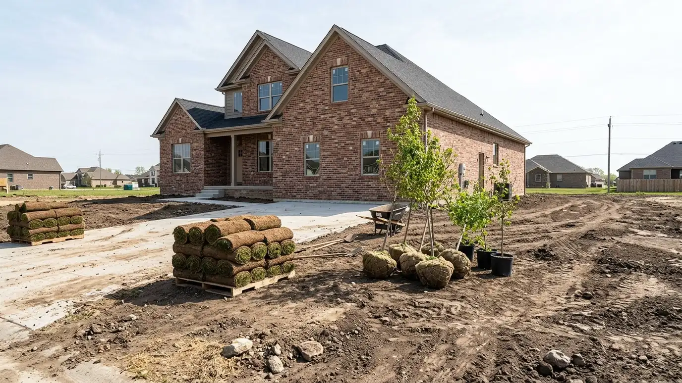 Landscaping for New Construction Yards explained for Nashville and Middle Tennessee