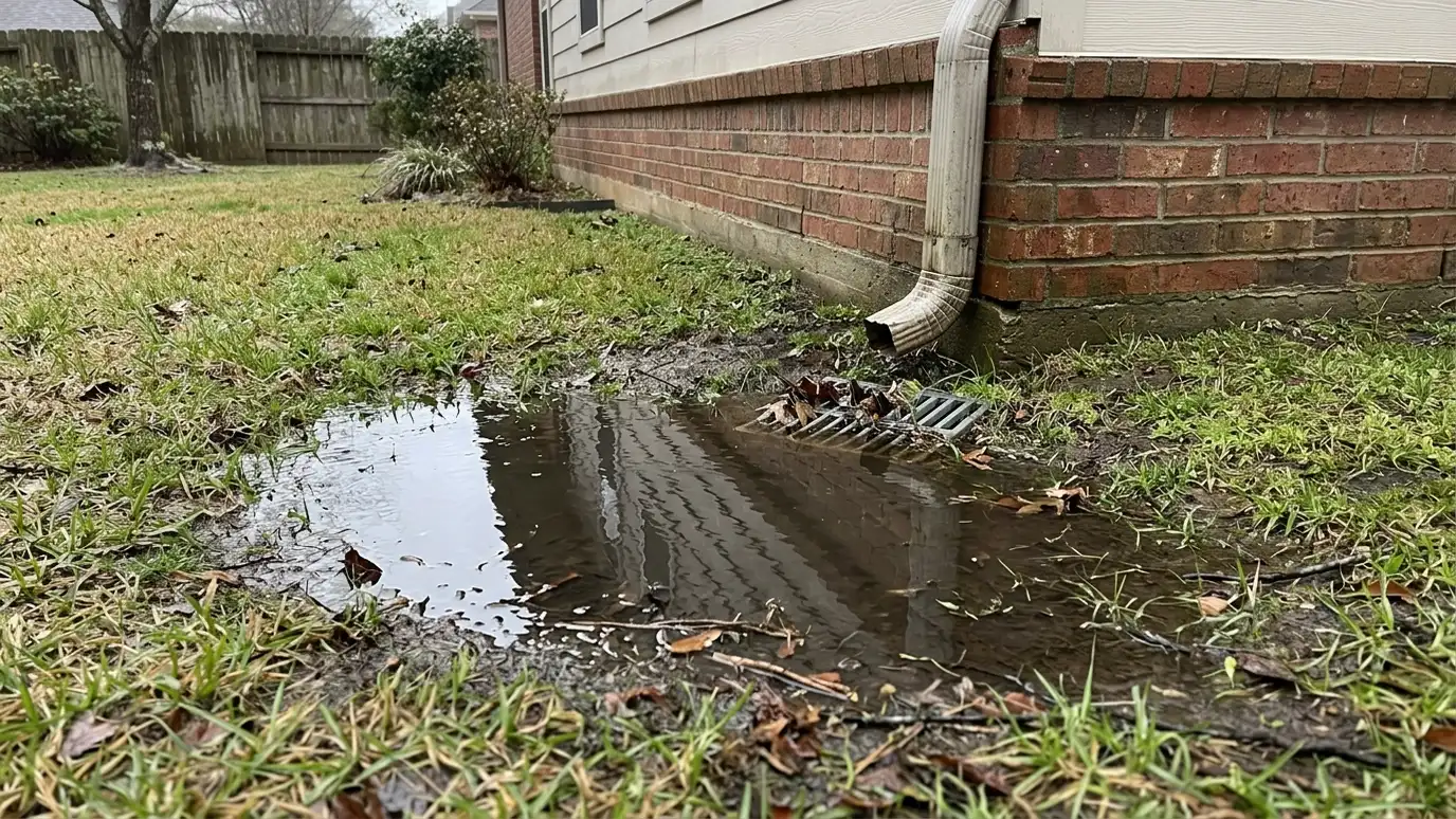 Landscaping for Wet Yards and Drainage Problems explained for Nashville and Middle Tennessee