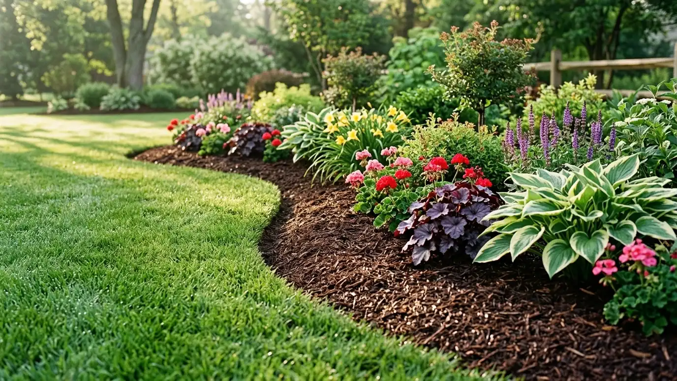 Mulching and Flower Bed Installation in Nashville and Middle Tennessee