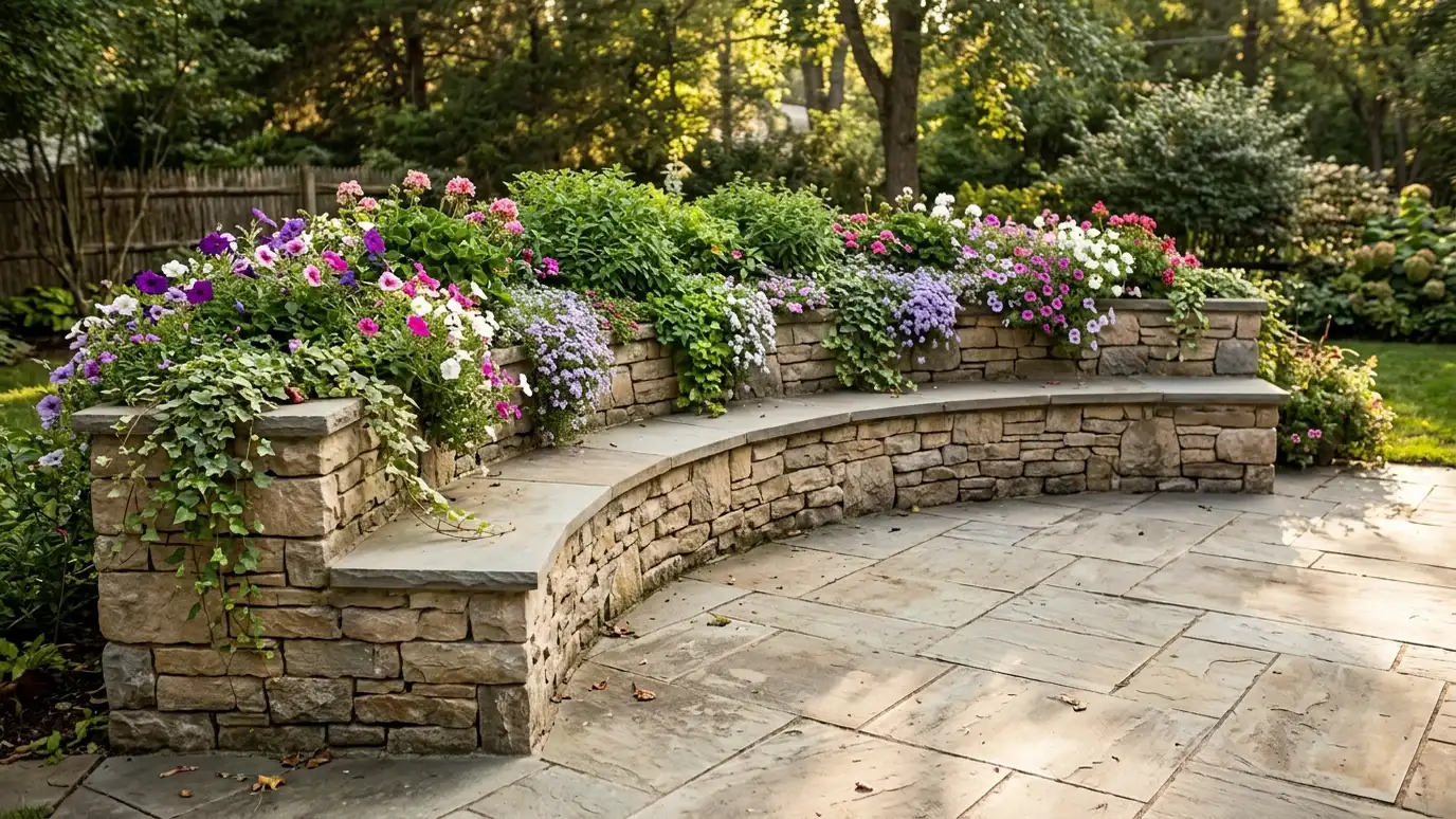 Seating Walls and Planter Walls | Music City Landscaper Seating Walls and Planter Walls in Nashville and Middle Tennessee