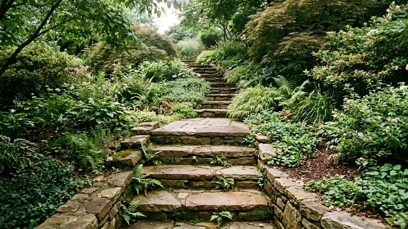 Stone Steps and Landings in Nashville and Middle Tennessee