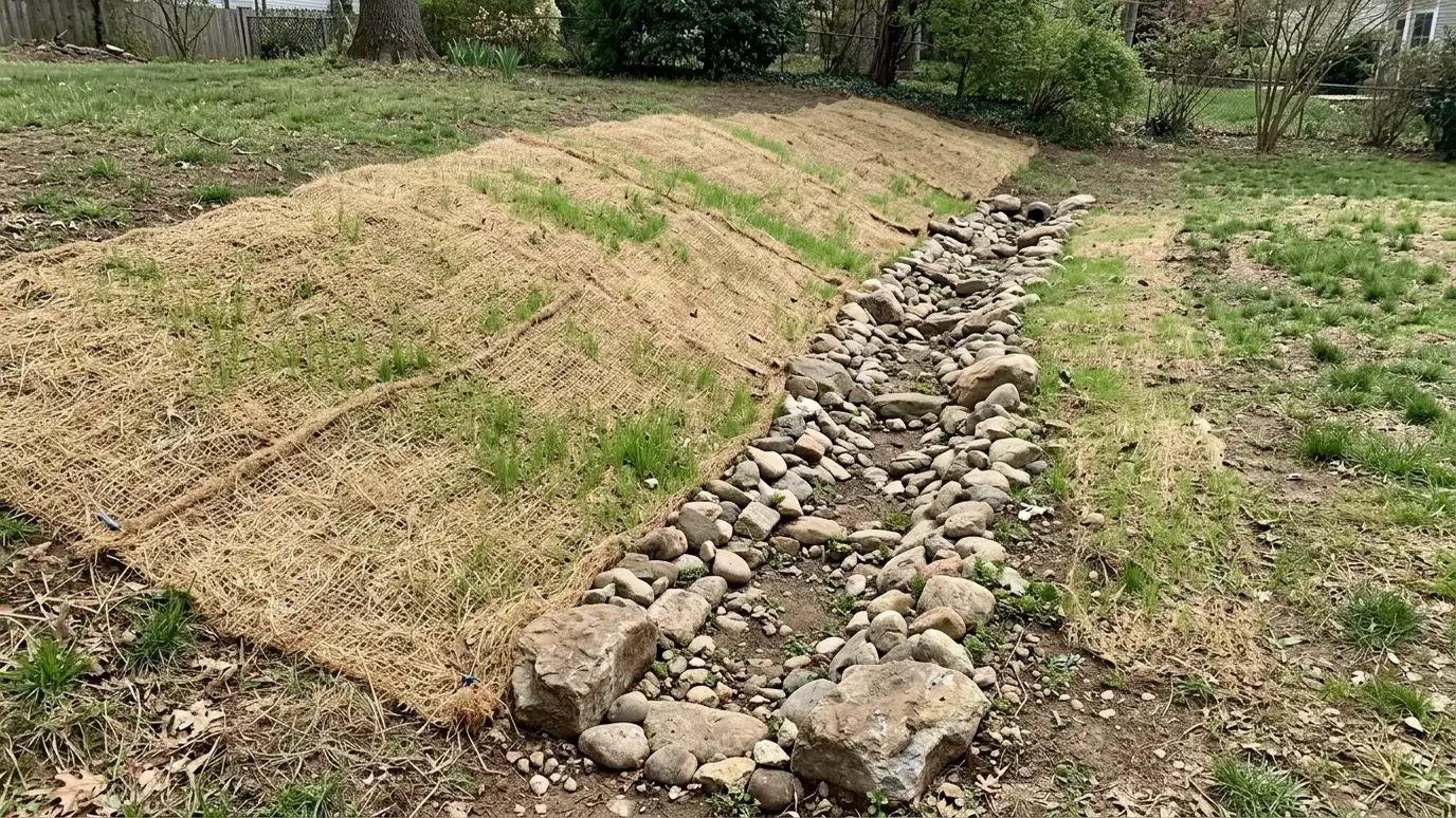 Yard Grading and Erosion Control | Music City Landscaper Yard Grading and Erosion Control in Nashville and Middle Tennessee